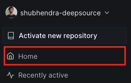 Navigating to personal/individual home