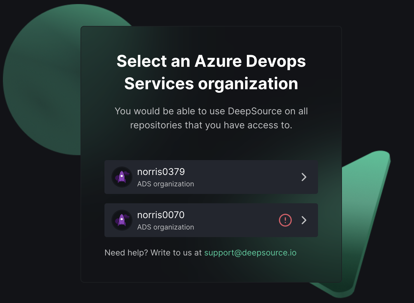 Choose GitLab Account
